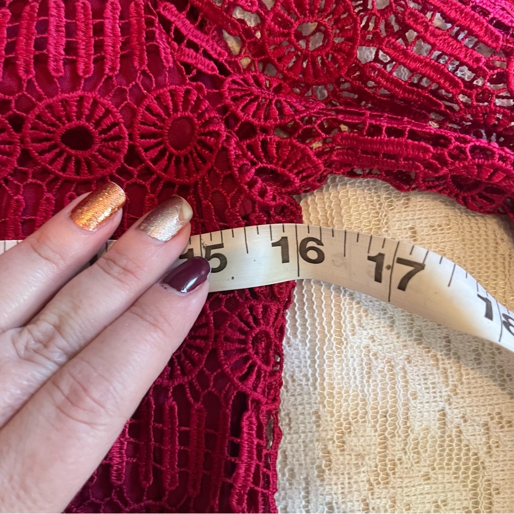 Anthropologie Floreat Aveline long sleeve lace crochet dress - Picture 5 of 10